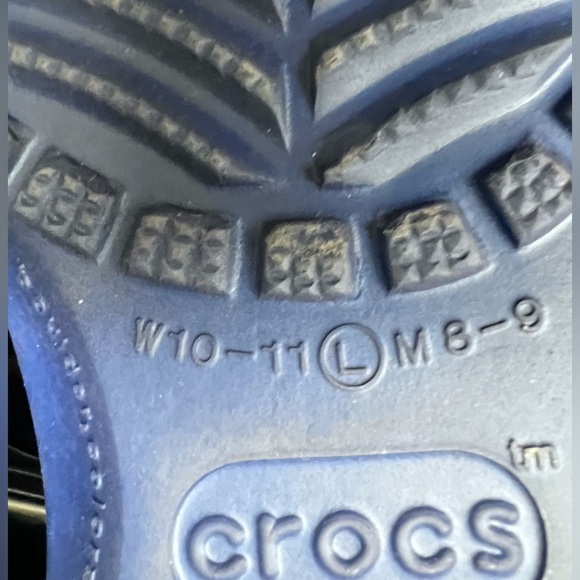 Crocs Men's Clogs size 8-9 women’s 10-11 - Picture 6 of 6
